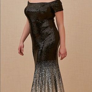 ISO Torrid Special Occasion Ombré Sequin Gown